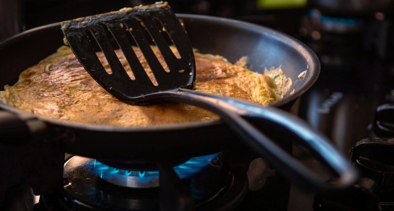 receita de omelete recheado proteico