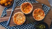 receita de quiche de queijo e presunto